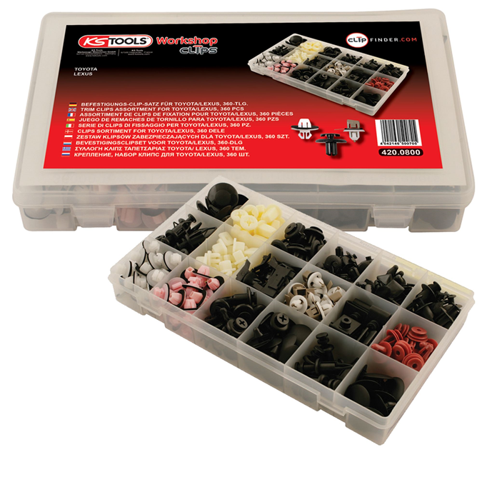 Befestigungs-Clip-Satz