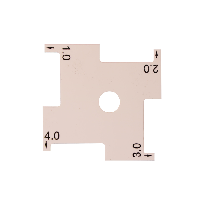 Kalibrierschablone für Windschutzscheiben